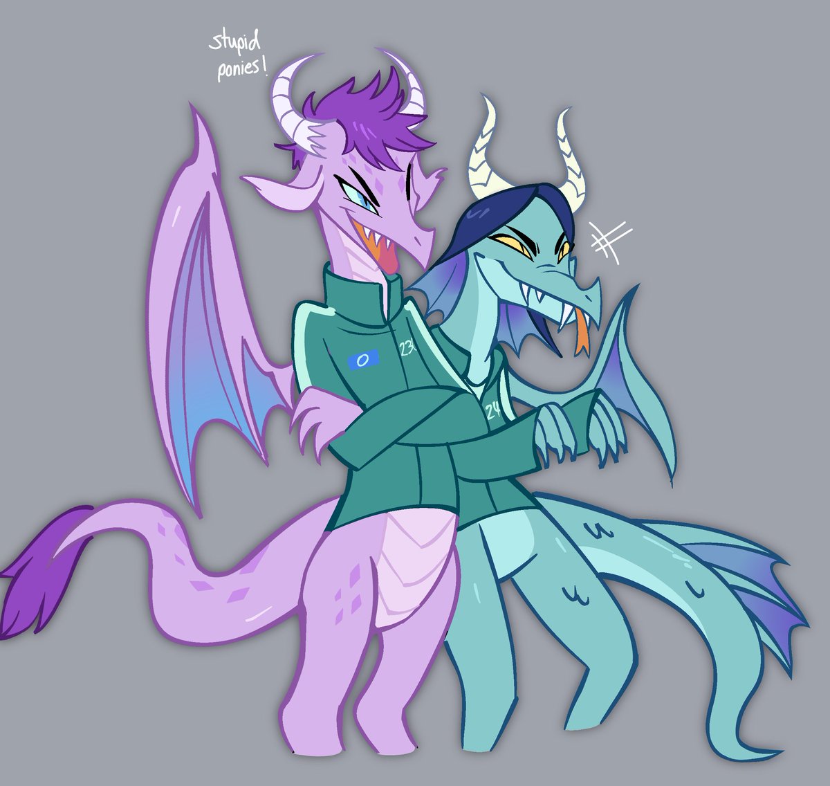 klauzoo's tweet image. Guys hear me out on my awesome au
#thagyu #SquidGame2 #MLP