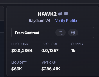 ChapoGrimey's tweet photo. honestly i just dumped like 30 sols into this
been waiting for #hawk2 to drop tbh.
dyor of course. https://t.co/0lsDj3PrDO