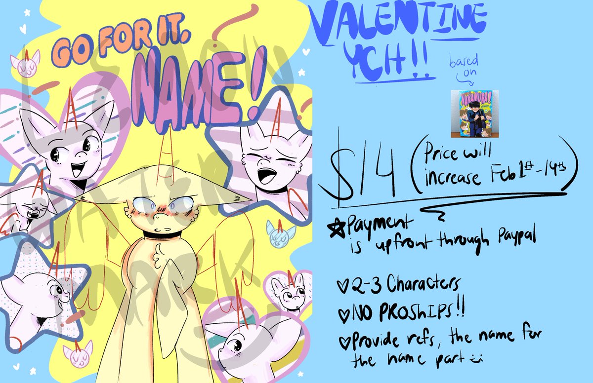 VALENTINE YCH IS NOW OPEN! DM IF YA WANT ONE #mylittlepony