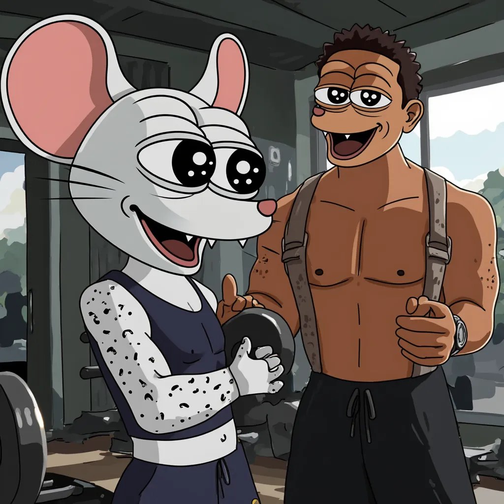 GetDatChedda's tweet image. Chedgar and Method Man at the gym… moments before it all went down.