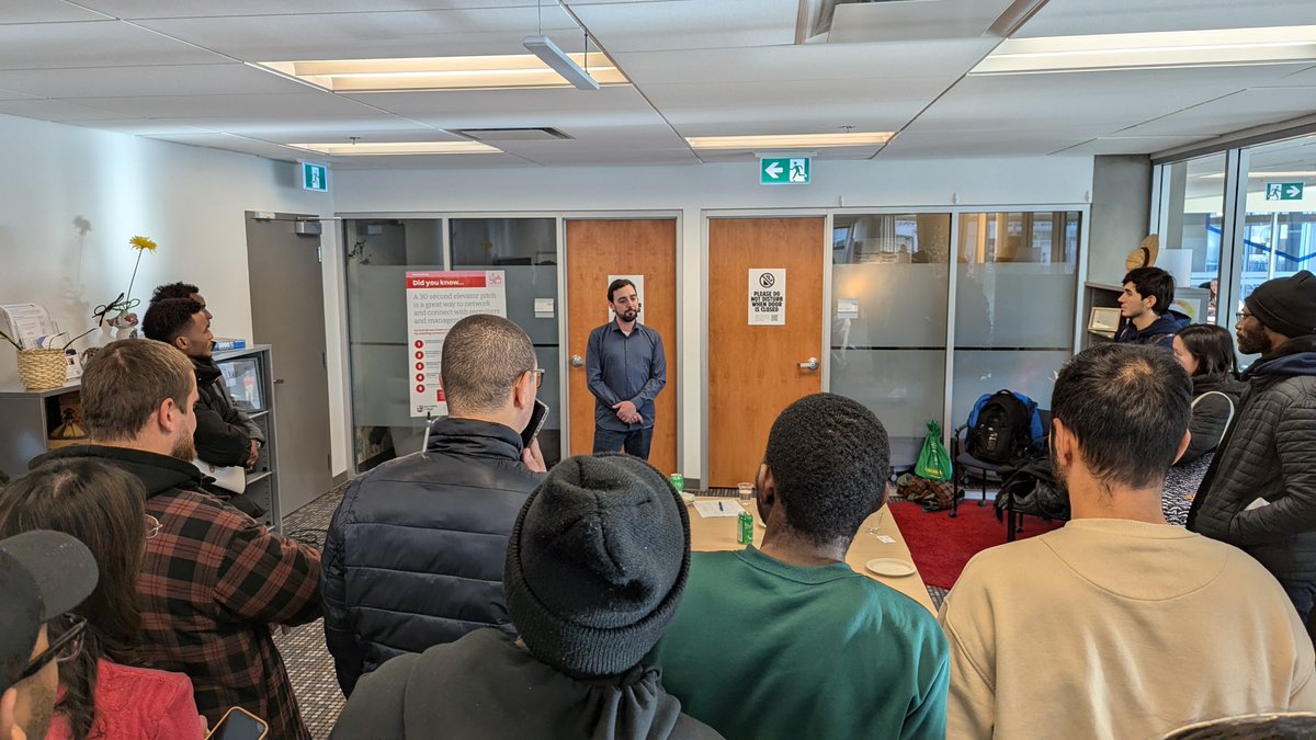 IndigenousIncu's tweet photo. Indigenous Incubator Inc spoke at @BowValley  College's event with @YYCNewcomers, sharing tips on entering trades and creating economic opportunities. 🔧💪 #TradesCareers #EconomicEmpowerment https://t.co/Oo84YFga4X