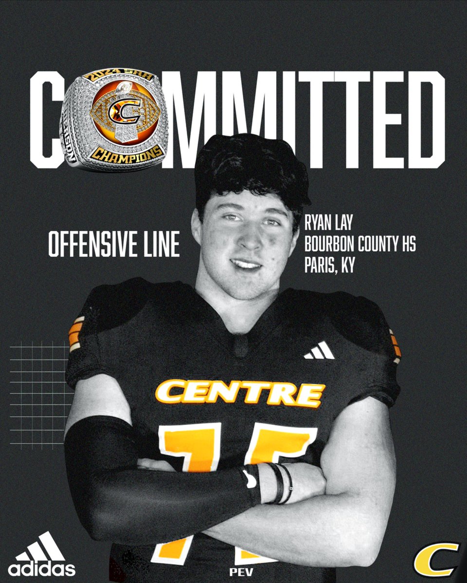 We are proud to announce that Ryan Lay will still remain a Colonel at the next-level. he is committed to Centre College!

Congratulations to an outstanding young man!