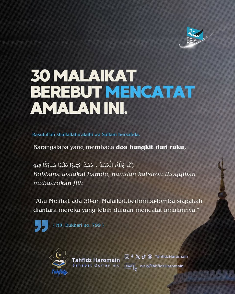 fotodakwah's tweet photo. 30 malaikat berebut mencatat karena amalan ini https://t.co/xgJQmmRUH6