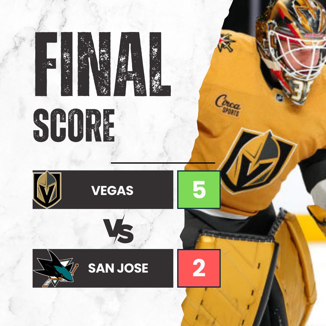 PHLHKY's tweet photo. Vegas wins 5-2! https://t.co/1eZs3cjNAO