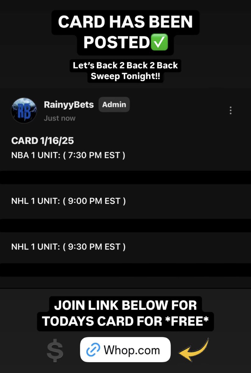 rainyybets's tweet photo. Join link in bio for some cash! #SportsGambling https://t.co/McgfTptwnz