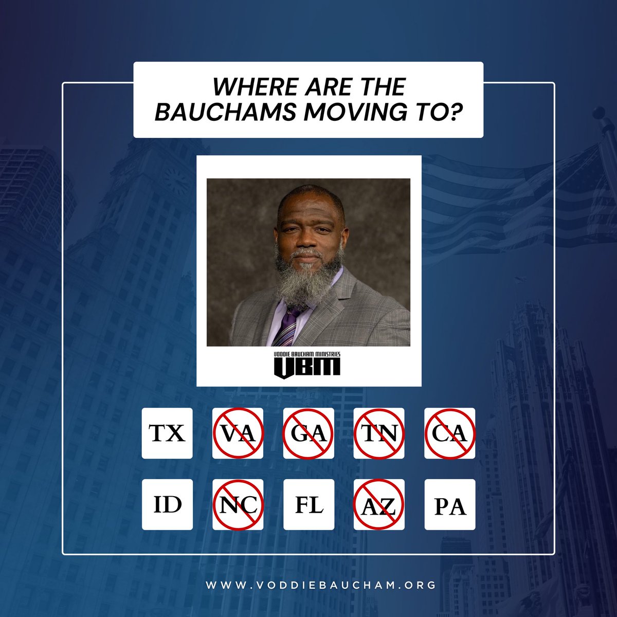 Ok, it just got real… We are down to the Final Four!  And today we eliminate one of the top picks among those playing along.  Interestingly, most people based their assumptions on the sheer volume of people relocating to Tennessee. 

The Volunteer State is a fantastic place, but