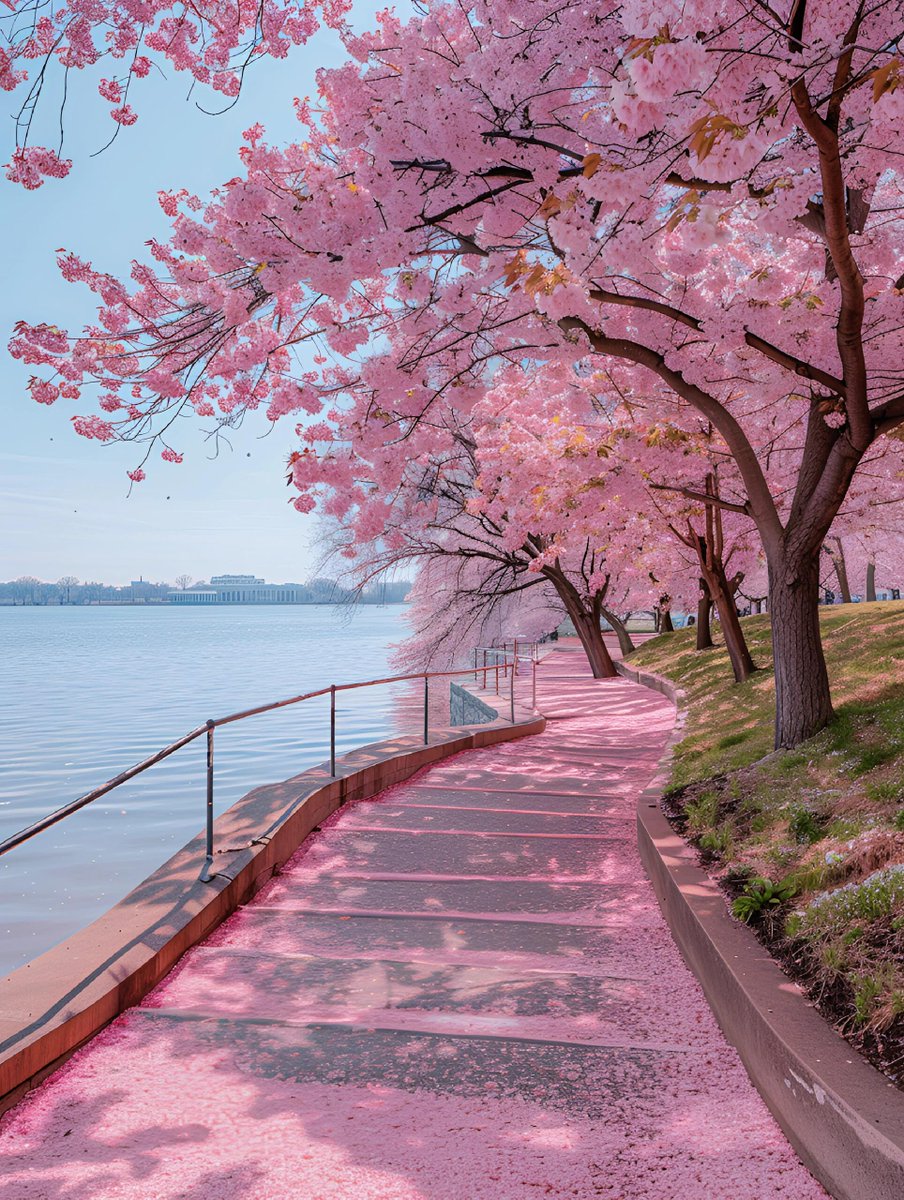 桜の雨の中で、時間の優しさを感じます。