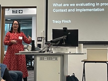 Raya Vinogradov 🎗️ (@raya_vinogradov) on Twitter photo Thank you <a href="/TracyLFinch/">Prof Tracy Finch</a> and <a href="/CarlRMay/">Carl May @carlrmay</a> for bringing the NPT to The Future of Evaluation in Health and Social Care Symposium at <a href="/NorthumbriaUni/">Northumbria Uni</a>
Love the idea of reframing the NPT as a trial savior! Thank you <a href="/TracyLFinch/">Prof Tracy Finch</a> and <a href="/CarlRMay/">Carl May @carlrmay</a> for bringing the NPT to The Future of Evaluation in Health and Social Care Symposium at <a href="/NorthumbriaUni/">Northumbria Uni</a>
Love the idea of reframing the NPT as a trial savior!