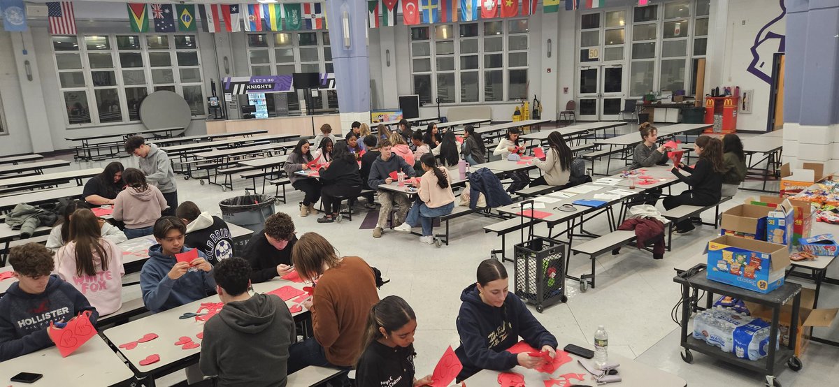 Senate working hard preparing for all our future events. #knightsout #heartsonlockers <a href="/FazioSally/">Mrs. Fazio 💜</a> <a href="/obhs_announce/">OBHS Announcements</a> <a href="/torchianator/">Torchianator</a> <a href="/OldBridgeTPS/">The Bridge</a>