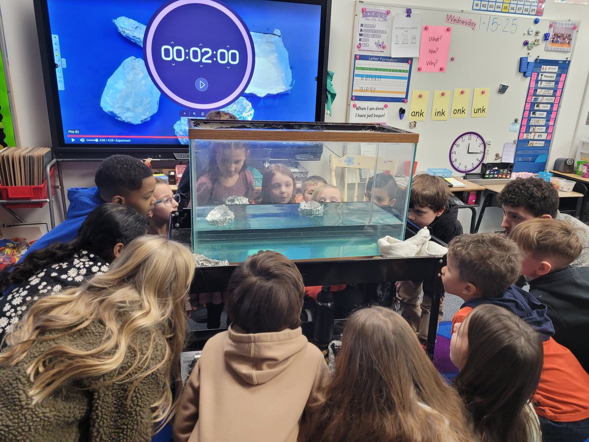 STEAM challenge this week~  work in a group to design a boat out of aluminum foil and then test it to see how much weight it could hold before sinking.  Future engineers! <a href="/MckeownSchool/">McKeown School</a>  <a href="/KRHSCOUGARPRIDE/">Dr. Craig M. Hutcheson</a>