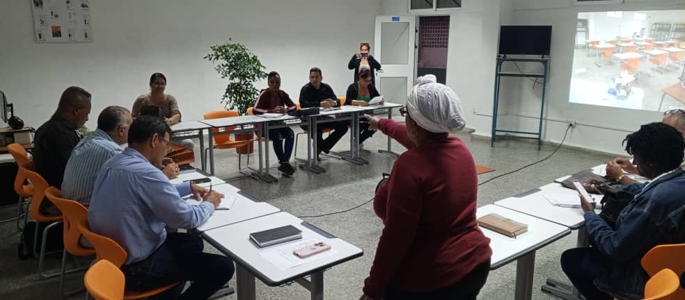 Desde el Instituto Politécnico Agrario (IPA) Batalla de El Rubí en San Cristóbal evaluamos las acciones para el proceso de mantenimiento y reparación de la escuela para este año que inicia.
