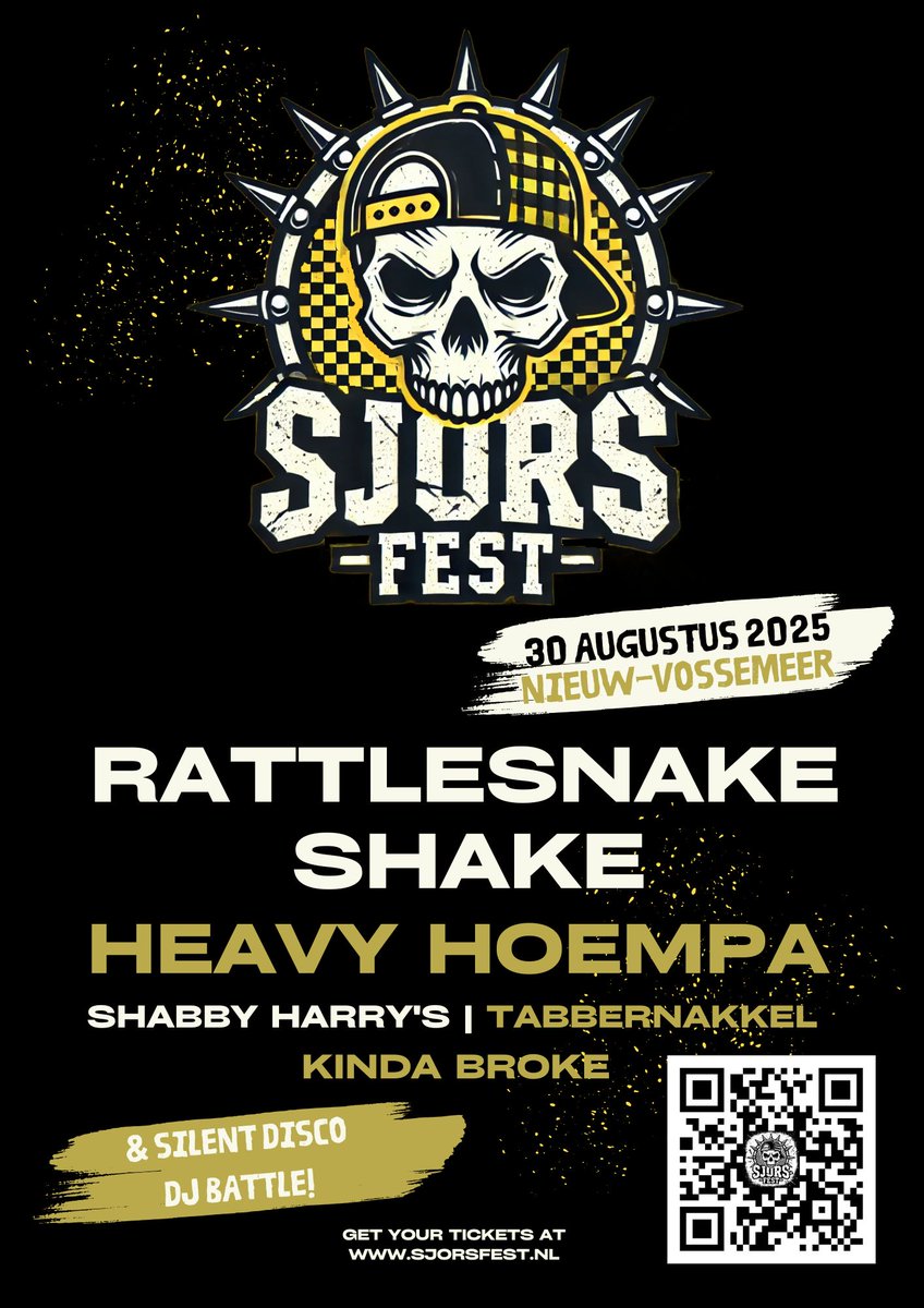 Erbij zijn is meemaken. SjorsFest is keihard aan! Scoor je kaartjes op sjorsfest.nl .