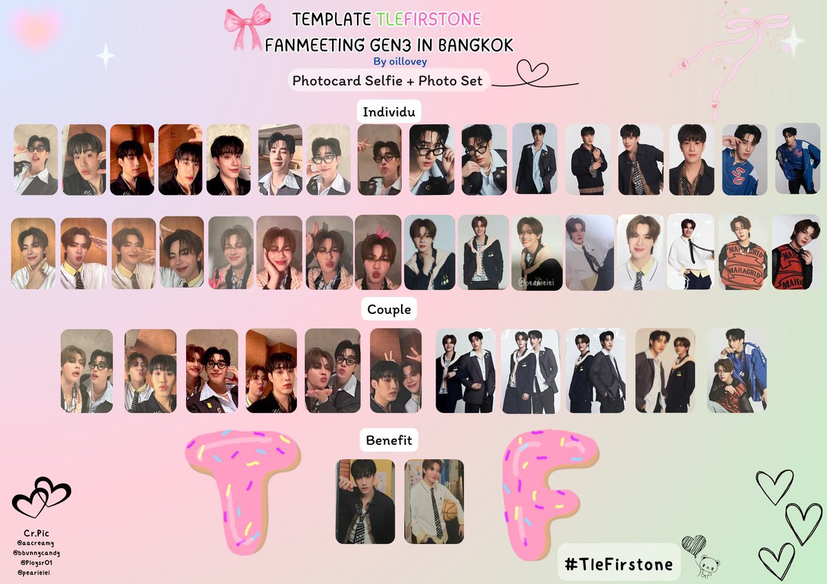 ตารางการ์ดตฟว. Fanmeeting in BKK & 1st Fanmeeting in Japan