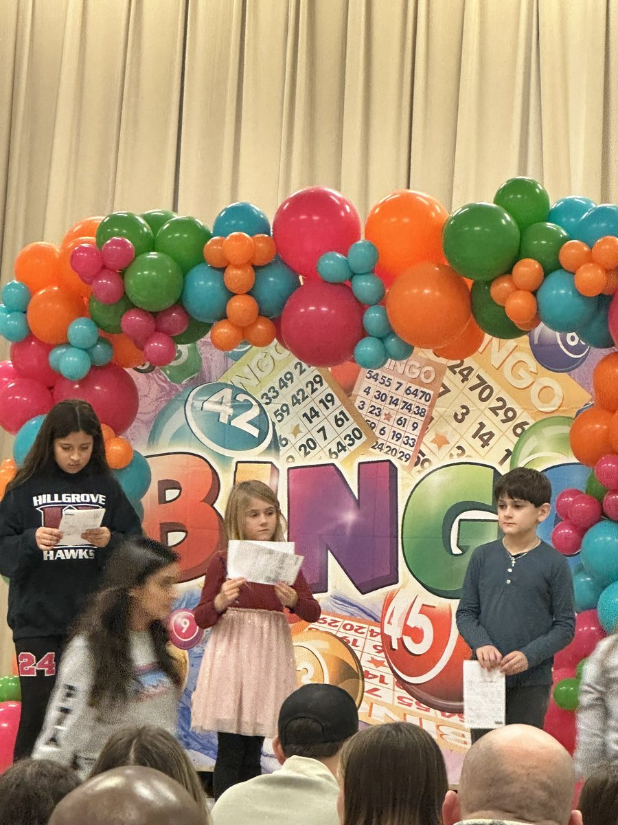 What an awesome night at @kempelementarypta BINGO night! So many Disney music experts enjoying the fun! Thank you to our incredible PTA who works so hard to bring fun nights like this to our community! And thank you to all who were able to attend!#LearnLeadExcel