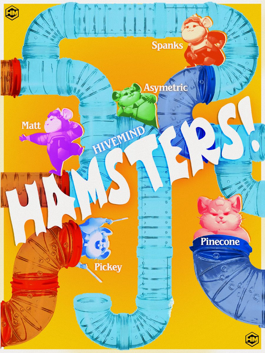 HivemindEsport's tweet photo. ```
Did you think we'd go into OWCS with only one roster? Surprise! Announcing our second roster, formerly known as AlwaysTYping, Hivemind Hamsters!

🧀 @pinecone_washed
🐹 @pickey_ow
🐹 @AsymetricOW
🌰 @mattjax_
🌰 @Spanksbtw_OW

🧠 @Xyan_OW
💼 @MsPxneapple
🎨 @CorrvalOW

``` https://t.co/NTHqJr7AM6