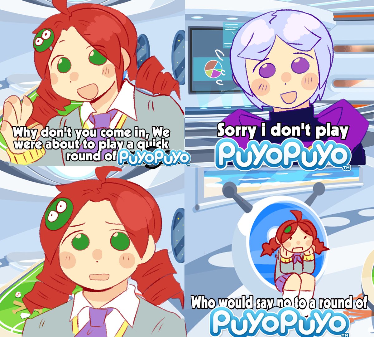 couldnt stop thinking about how this is basically the start of puyotet’s storymode