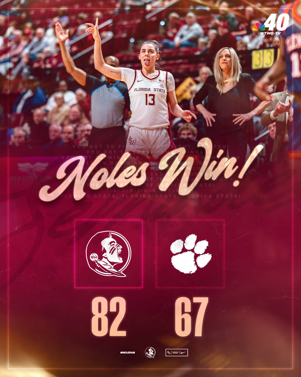 Big time response 🔥

#NoleFAM | <a href="/NBC40_WTWC/">NBC40</a>