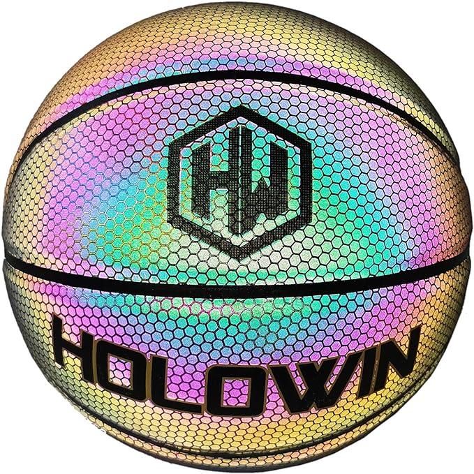 Reflective Glowing Holographic Luminous Basket Ball for Night Game
Shop here:amzn.to/3PE39VC