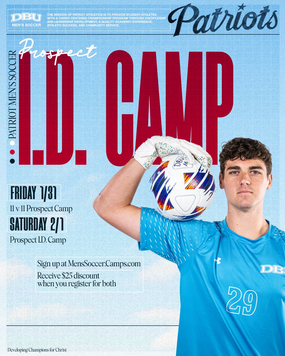 ⚠️Prospect I.D. Camp coming up ⚠️ 

Register at the link in our bio!