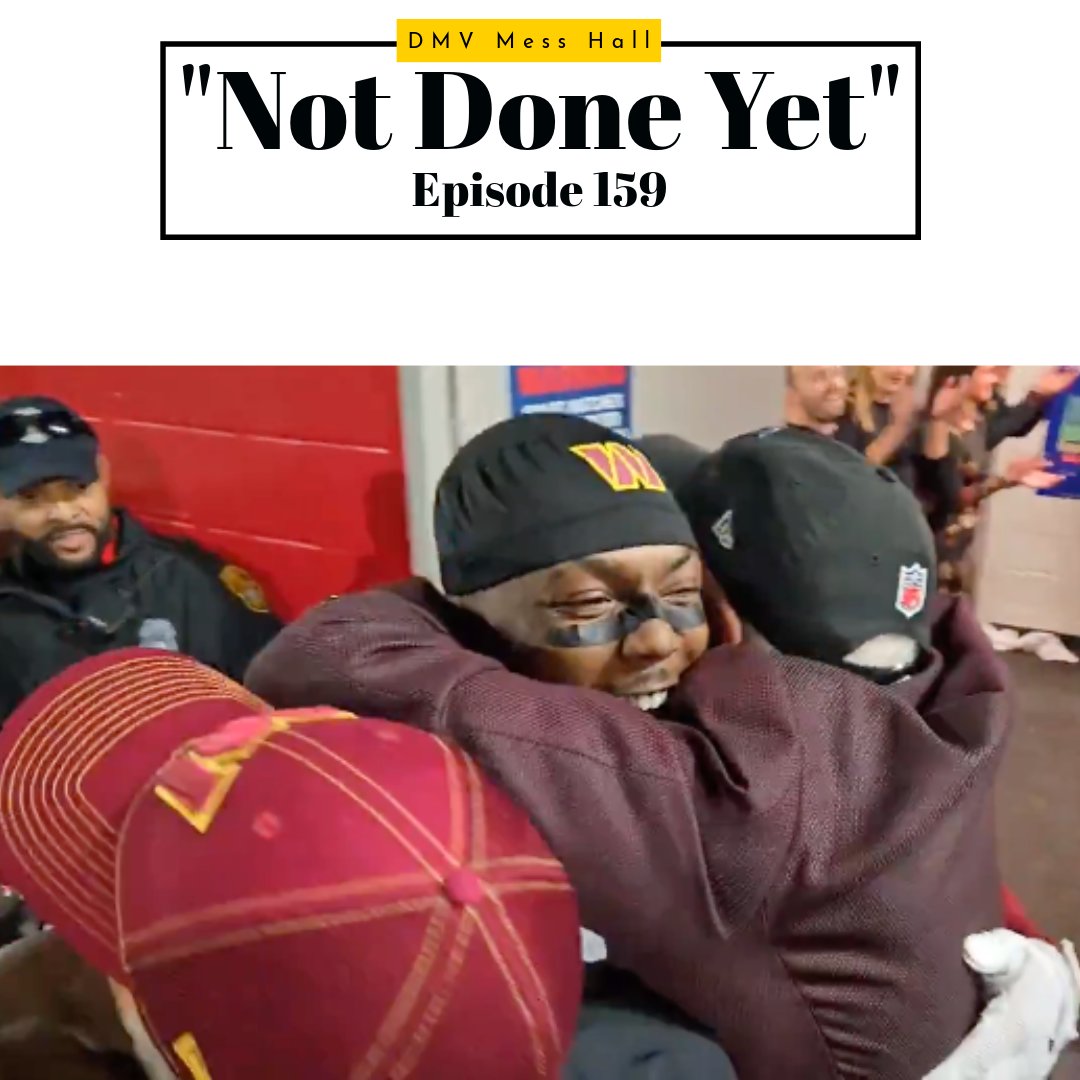 DMV Mess Hall (@dmvmesshall) on Twitter photo When Terry saw ownership after the Bucs game he said "We Not Done Yet". <a href="/RallyCaptain/">Rally Captain</a> & <a href="/TailgateTed/">Tailgate Ted</a> talk about why they agree with 17, where the #Commanders Fan Rally is in Detroit, where they're tailgating & more
👀👇
🎧 - spotifycreators-web.app.link/e/HZUV7w1AdQb
📺 - youtu.be/1brICr5LMoM When Terry saw ownership after the Bucs game he said "We Not Done Yet". <a href="/RallyCaptain/">Rally Captain</a> & <a href="/TailgateTed/">Tailgate Ted</a> talk about why they agree with 17, where the #Commanders Fan Rally is in Detroit, where they're tailgating & more
👀👇
🎧 - spotifycreators-web.app.link/e/HZUV7w1AdQb
📺 - youtu.be/1brICr5LMoM