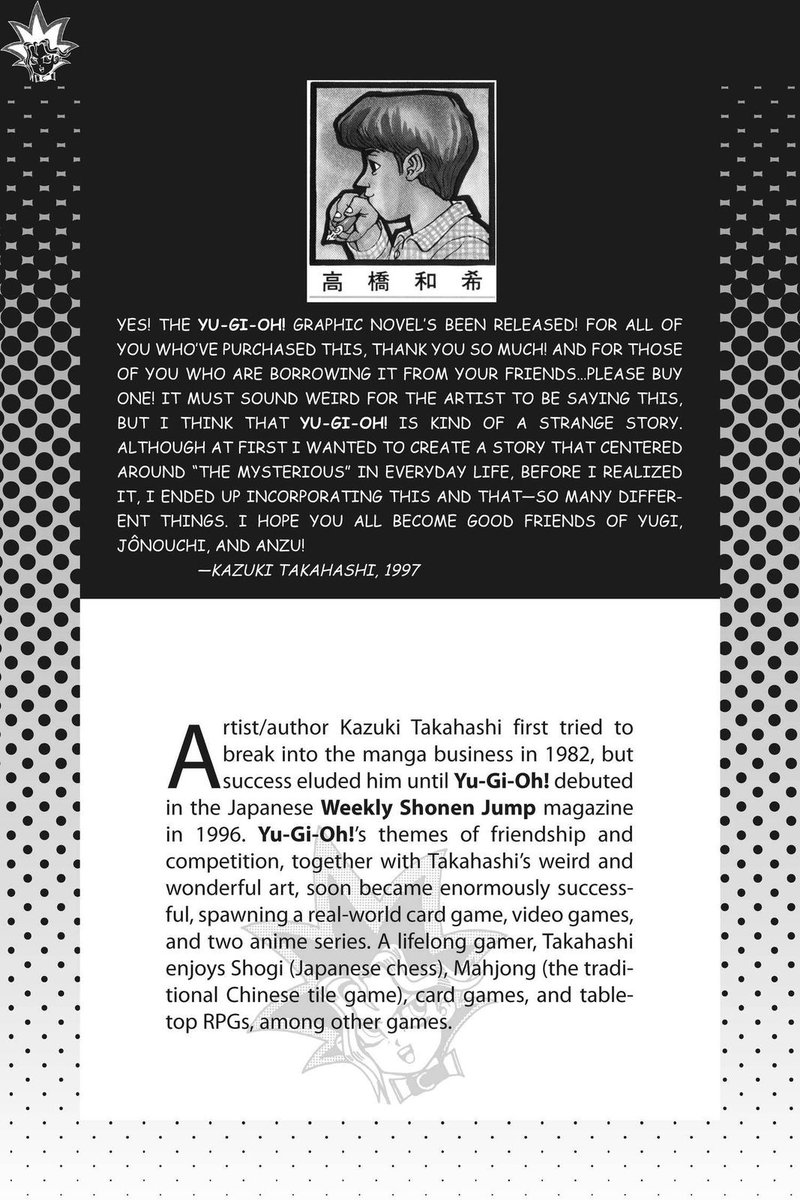 MunstaMasta's tweet photo. Opening up that first Yu-Gi-Oh volume and seeing this....... https://t.co/cogZhqRx4b