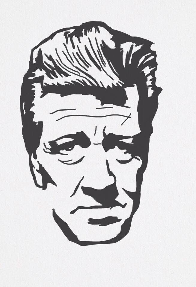 So sad to hear of David Lynch’s passing, one of my favourite filmmakers, and a true visionary. This is a portrait I did of him years ago. #DavidLynch