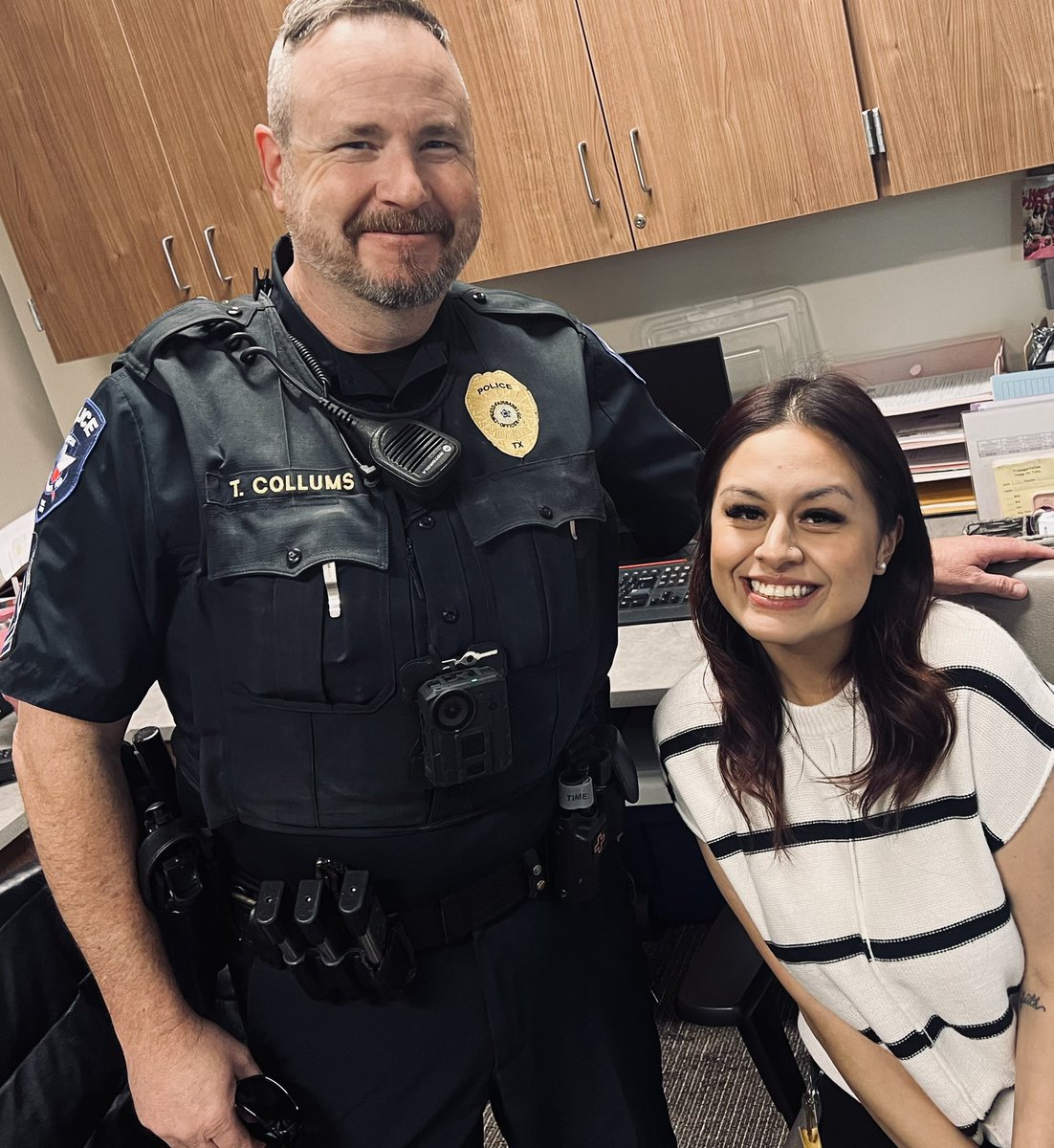 Rebecca Hignight (@rebeccahignight) on Twitter photo Thank you <a href="/CFISDPDChief/">CFISD Police</a> Sgt. Collums for checking Moore! We are in good hands! <a href="/MooreCFISD/">MooreCFISD</a> #pathtoamazing Thank you <a href="/CFISDPDChief/">CFISD Police</a> Sgt. Collums for checking Moore! We are in good hands! <a href="/MooreCFISD/">MooreCFISD</a> #pathtoamazing