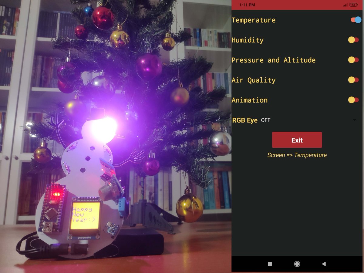 I am joyful to announce that my snowman weather &amp; air quality gift card project won the first prize in the <a href="/Elecrow1/">Elecrow</a>'s Christmas Contest 🎄☃️

Check all of the incredible PCB designs from the competition ⬇️

elecrow.com/blog/announcin…

#PCB #project #design #NewYear #contest #maker