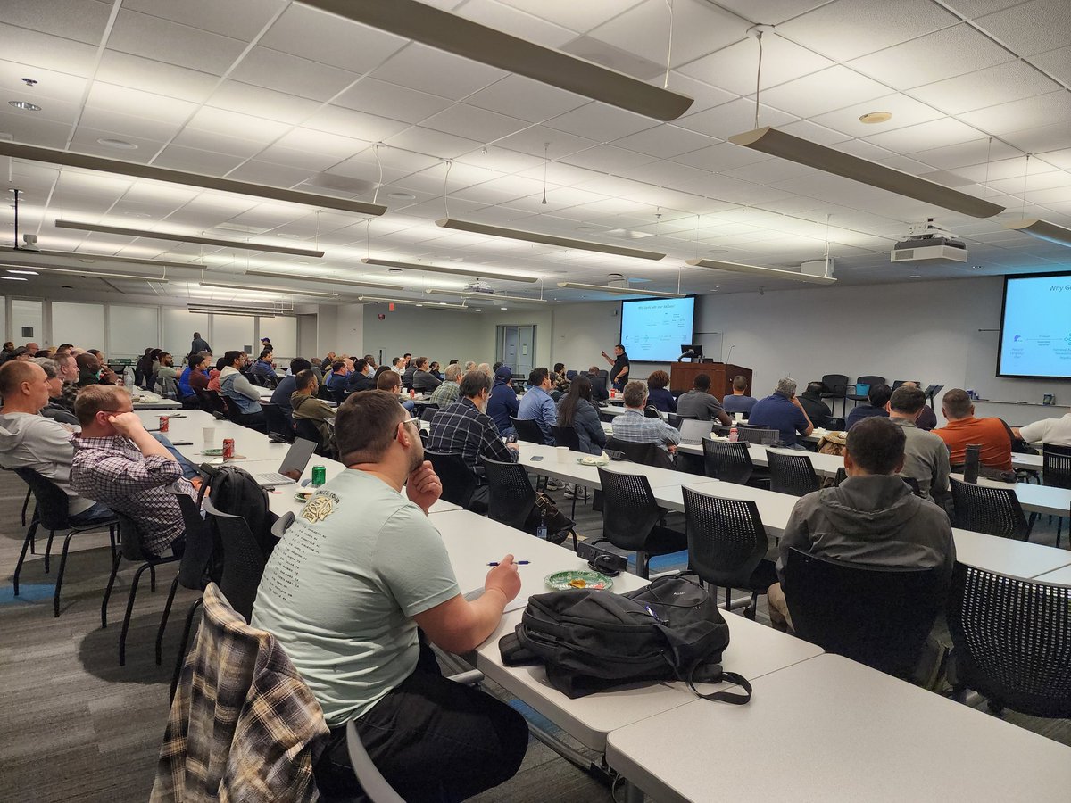 texasamy's tweet image. Great turnout tonight for @NTSSUG and @bobwardms talking about #SQLServer2025! #NTSSUG
