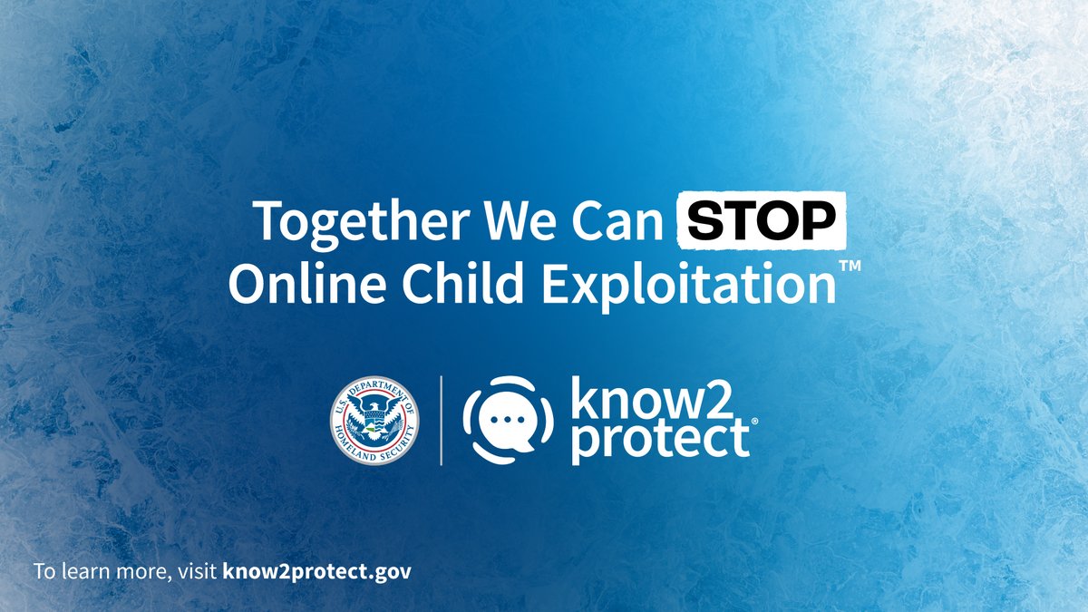 Know2Protect's tweet photo. Just like snowflakes, every partnership is unique. ❄️ Join us to #KeepKidsSafeOnline. Together We Can Stop Online Child Exploitation™. Visit https://t.co/EUxbFxeqfq to learn more.
#K2P #WinterWebWisdom https://t.co/PnXkeJ6DtE