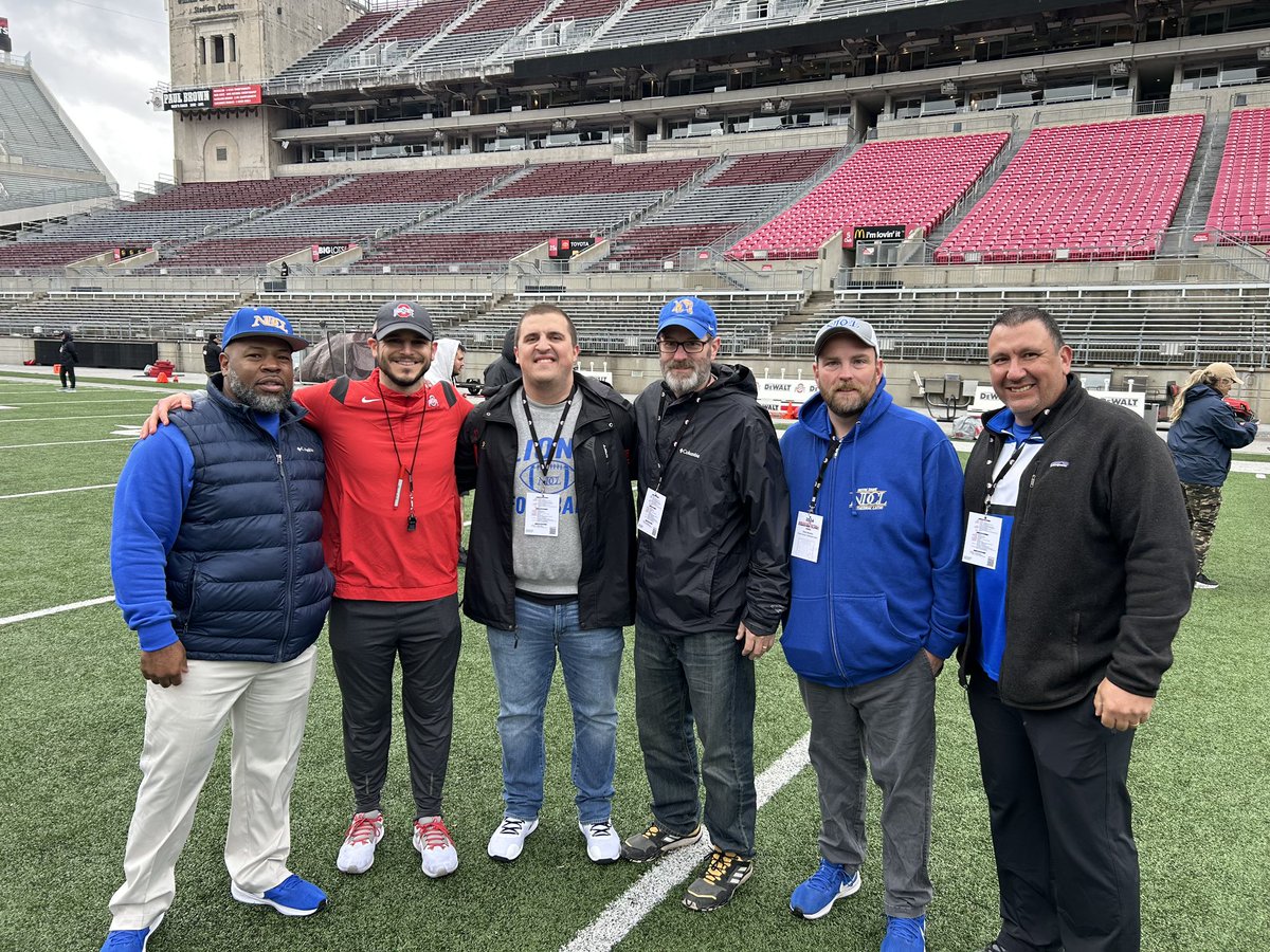 Best of luck to NDCL alum Coach Matt Guerrieri, who will be coaching The Ohio State Buckeyes in the National Championship! ❤️🌰 O-H! <a href="/NDCLathletics/">NDCL Athletics</a> <a href="/OhioStateFB/">Ohio State Football</a> <a href="/ohiotate/"></a> <a href="/griffin_andre/">Coach Andre Griffin</a> <a href="/MattGuerrieri/">Matt Guerrieri</a>