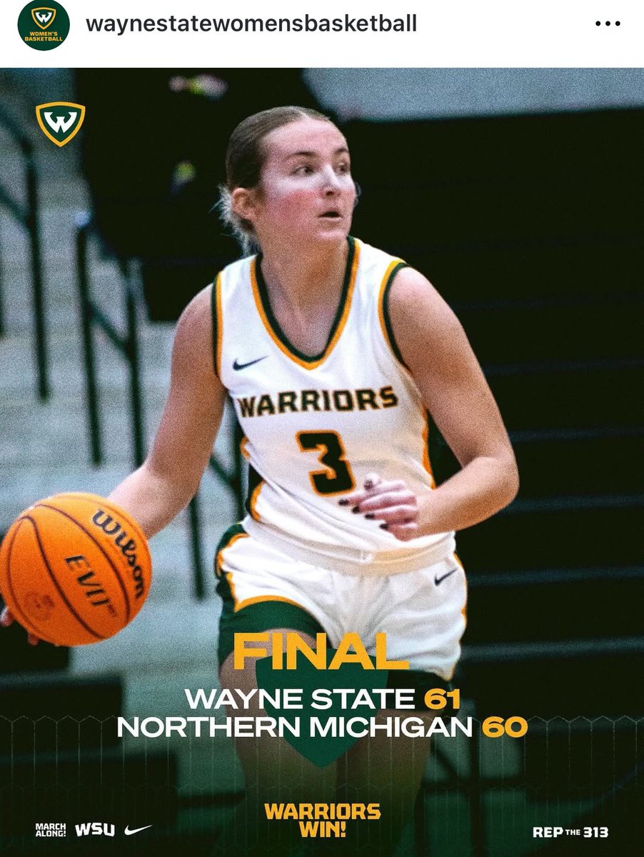 Andrew Secor (@secorsig) on Twitter photo Boom! Huge road win in the U.P. for Wayne State. 17 points, 9 rebounds, and 4 steals on 54% shooting for <a href="/MFerguson2023/">McKenna Ferguson</a> and a game winning “3” for Jaci Tubergen! Boom! Huge road win in the U.P. for Wayne State. 17 points, 9 rebounds, and 4 steals on 54% shooting for <a href="/MFerguson2023/">McKenna Ferguson</a> and a game winning “3” for Jaci Tubergen!