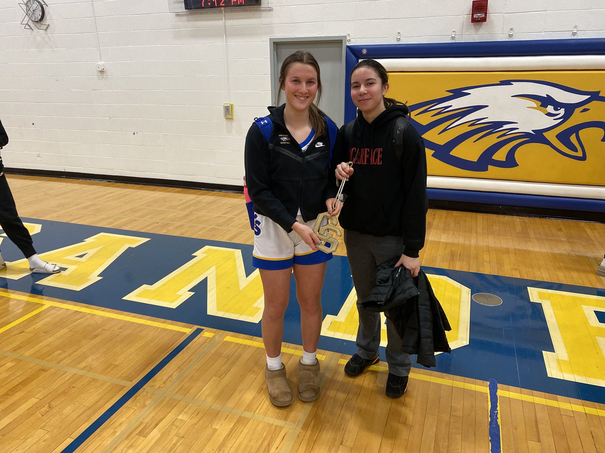 Eagle win over Josephinum. A big thanks for coming from the city to play.

Congrats Talia Shelton and Kenndie Haubenreiser on their first varsity buckets. 

Maeve Overmyer  led all scorers &amp; career high of 21. Maylani Cortez of JSH led w/ 18. Both P.o.G.

Eagles improve to 14-6