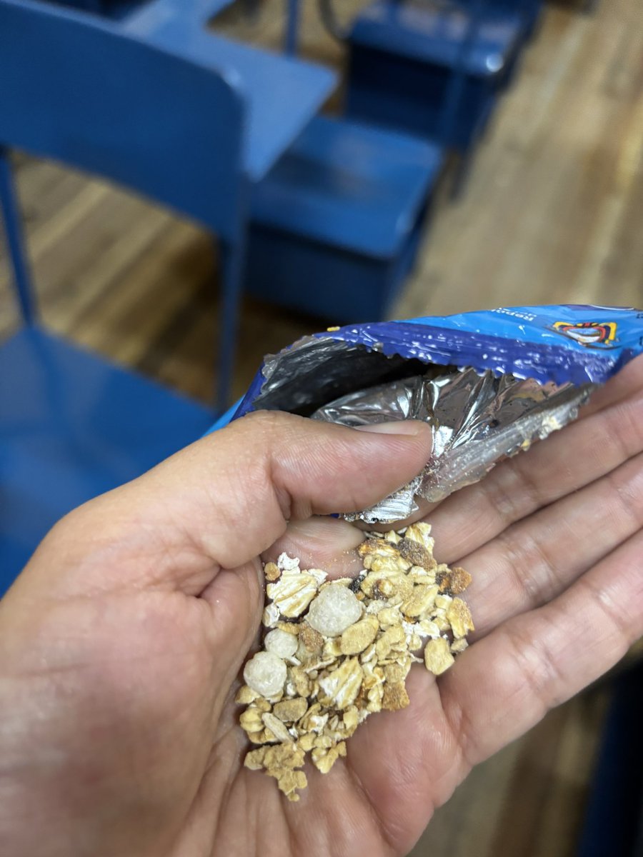 Sjhonas's tweet photo. 4/ Tres puntos alarmantes que no podemos ignorar:  

👉 1. Productos de mala calidad:  
- Papilla que sabe a guineo fermentado.  
- Jugos de fruta con sabor a maduro podrido.  
- Cereales duros, insípidos y difíciles de consumir.  
- Granola sin sabor. https://t.co/QjW1wfOyNn