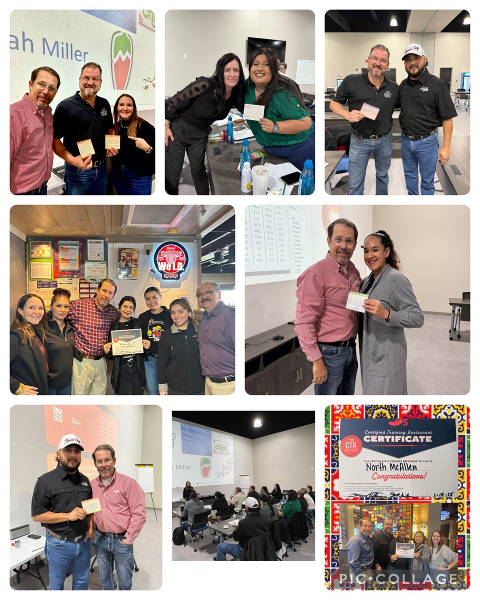 Thank you Villines area for welcoming me so warmly this week! I loved my time getting to be a part of two CTR re certifications, an awesome GM meeting and celebrating Nadia’s 10 year Chili’s anniversary 🌶️🎉
<a href="/LarryV71/">Larry Villines</a> <a href="/rmason0511/">ROBERT MASON</a> <a href="/train3rgirl/">Kimberly Harding</a>