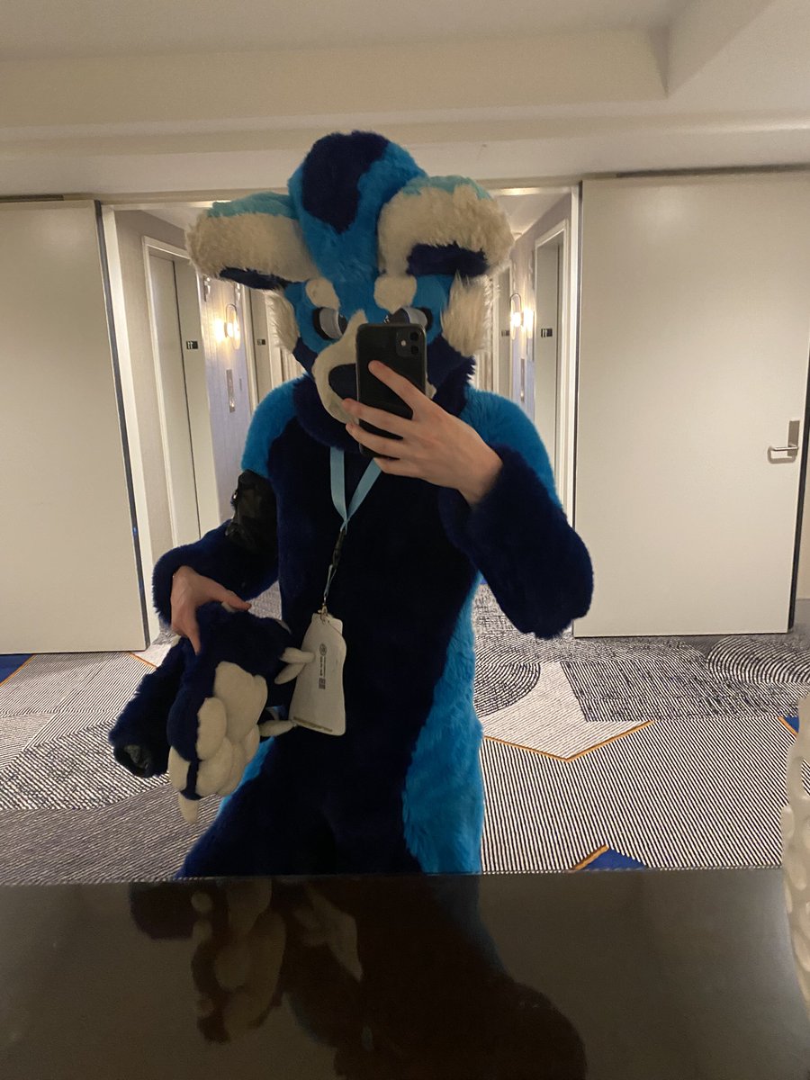 Guess who just pushed the prod before dressing up as a fluffy animal?