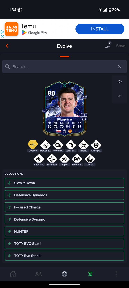 Inerror12's tweet image. I don't know if you will see this on here @NepentheZ but I wanted to show you my Evo for my Maguire. I can't wait to see what the future evos will look like on him
