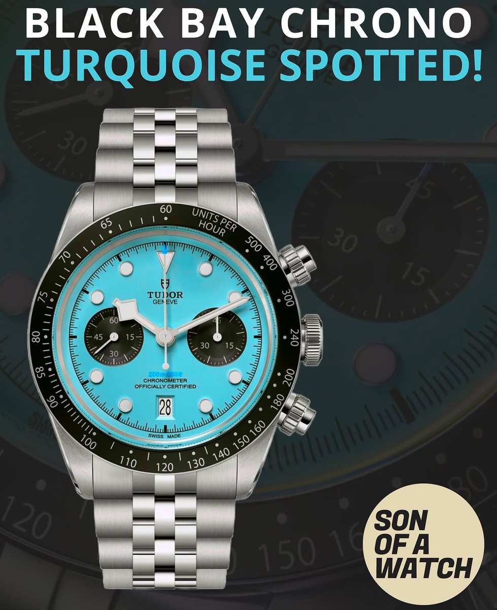 チューダーブラックベイクロノにさらに新作予想情報です⌚ ピンク