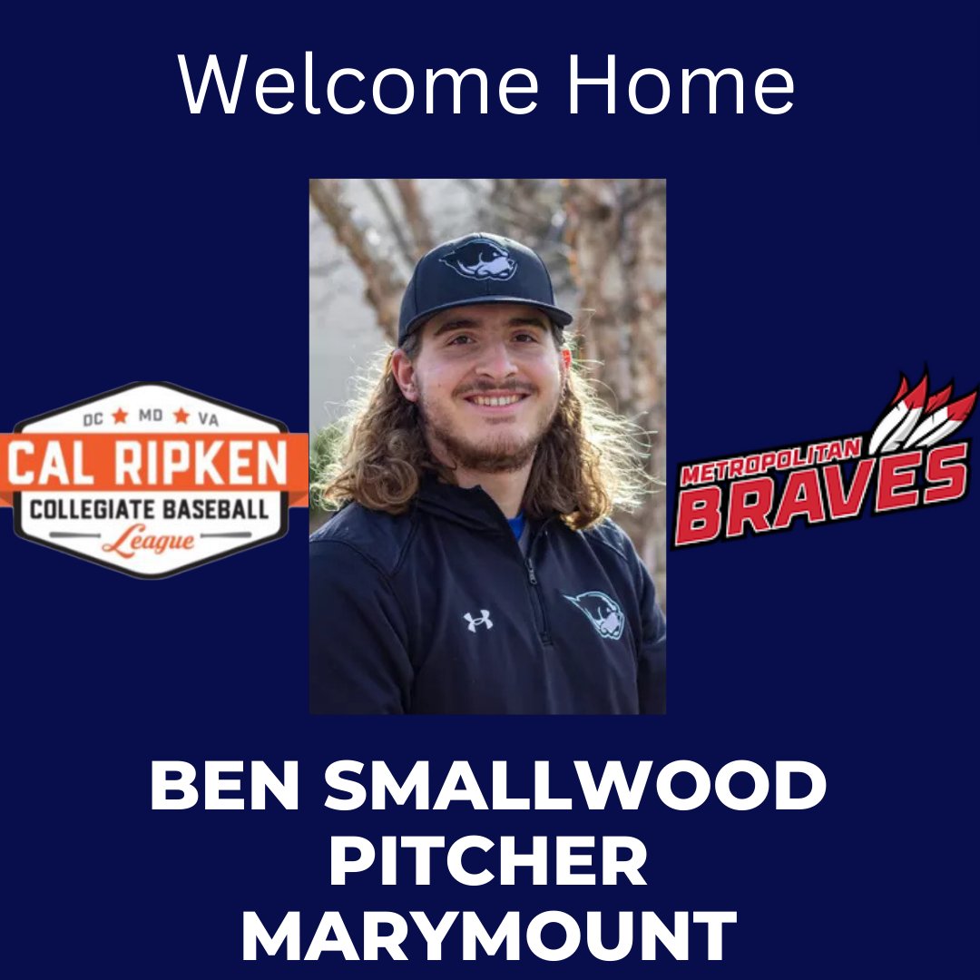 Metropolitan (South County) Braves (@socobraves) on Twitter photo The Braves are excited to welcome <a href="/MarymountBASE/">Marymount Baseball</a> <a href="/CGWCavsBaseball/">Woodson Baseball ⚾️</a> P <a href="/BSmallwood426/">Ben Smallwood</a> for this summer! Excited to see what you do! #ripkenready #bravesarms The Braves are excited to welcome <a href="/MarymountBASE/">Marymount Baseball</a> <a href="/CGWCavsBaseball/">Woodson Baseball ⚾️</a> P <a href="/BSmallwood426/">Ben Smallwood</a> for this summer! Excited to see what you do! #ripkenready #bravesarms