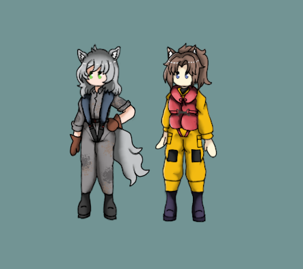 M1891Sfw's tweet photo. [Commission] 
Aurora and Tanya https://t.co/TadaqIsNtR