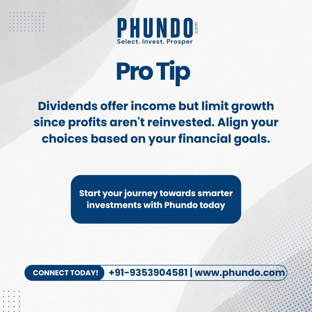 Phundos's tweet photo. Curious about the Dividend Option in Mutual Funds? 💡 Let’s break it down for you! Start building wealth with smarter choices.
#phundoexplains #phundofinance #mutualfunds101 #dividendoption #wealthbuilding #smartinvesting #financialplanning #investsmart https://t.co/EQdgk7nL5C