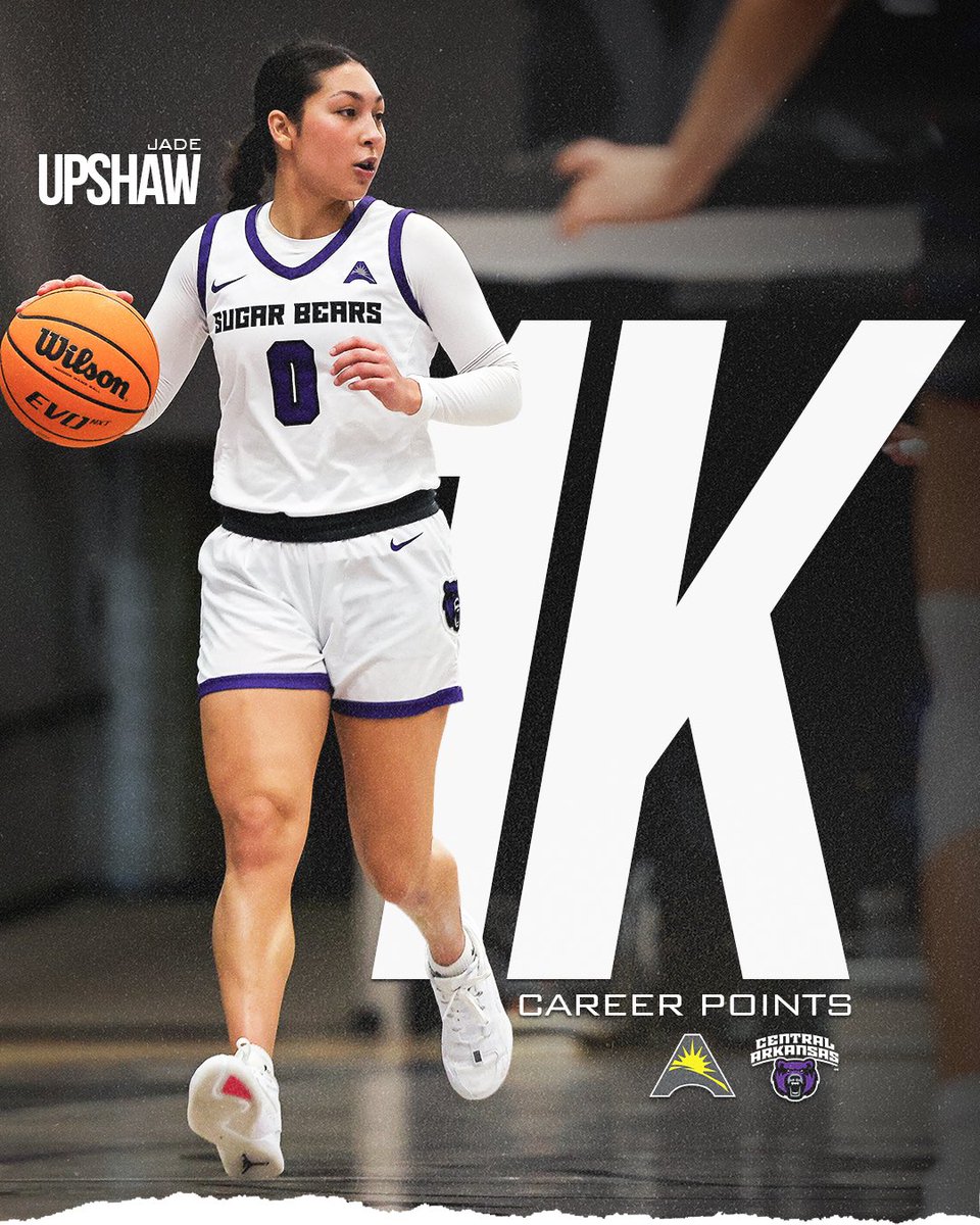 1,000 career points and counting 📊

Congrats to <a href="/ucawbb/">Sugar Bear Basketball</a>’s Jade Upshaw!