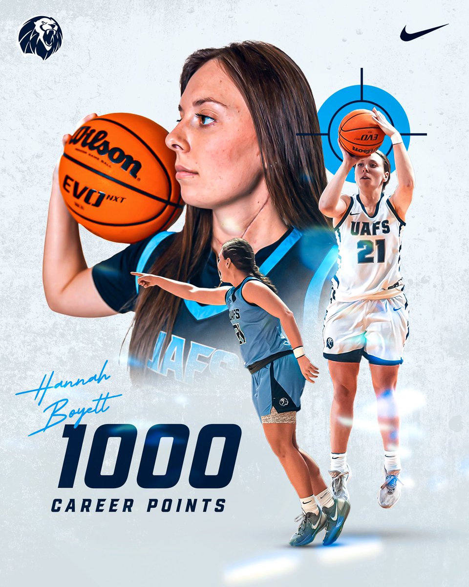 Congrats to Hannah Boyett on becoming the first Lion in the NCAA II era to score 1,000 career points!

#RunToTheRoar