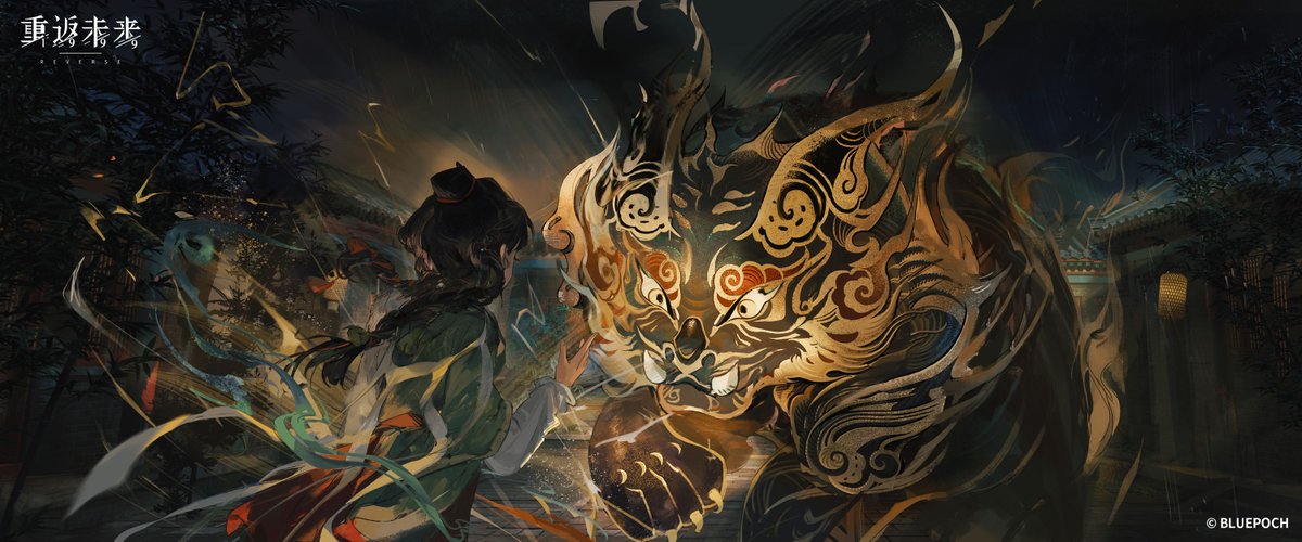 yatagarasu_meru's tweet photo. The Captured Moment: Liang Yue

"Reunion" -

—When the Qiangliang arises, there is no wrongdoing left unchallenged.

As the ancient incantation was pronounced word by word, the Xiandao Beast reemerged.
The colossal beast that had accompanied her since childhood—was it a weapon, a burden, or a blessing?
This time, she chose it; this time, she would seek the answer herself.