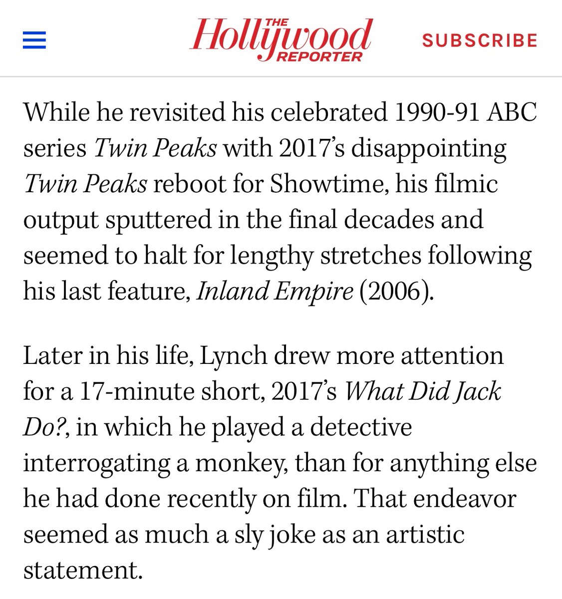 SundayEveningDr's tweet photo. @THR Go fuck yourself you dumb ass ignorant idiot - fucking ridiculous take https://t.co/m62kD8nBou