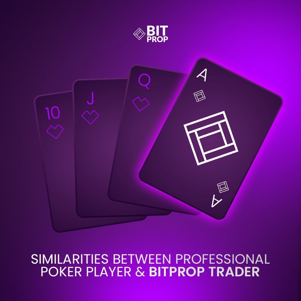 bitprop_ph's tweet photo. Both professional poker players and Bitprop traders share key qualities that drive their success: exceptional risk management, emotional discipline, and sharp decision-making. They thrive on strategy and precision, applying their skills with consistency. A deep understanding of probability and statistics plays a critical role in their achievements—whether it’s dominating the poker table or navigating the trading markets. 

#PropTradingInsights #forex #forextrading #crypto #cryptocurrency #btc #bitprop #propfirm #proptrader