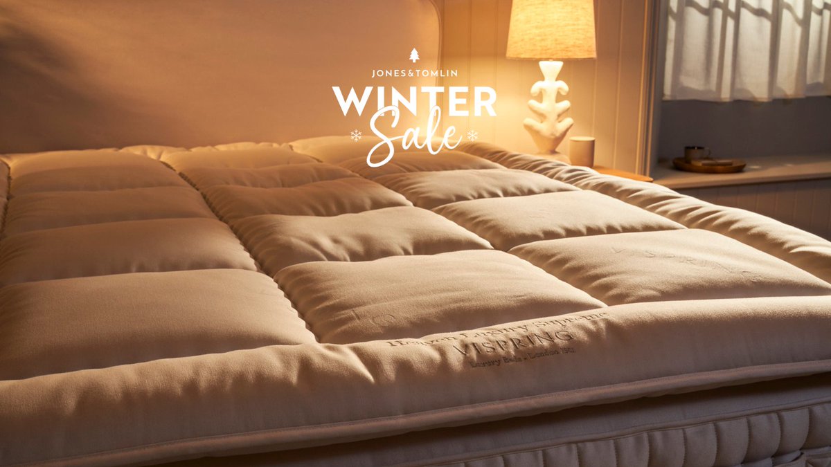 Jones & Tomlin - Beds, Mattresses & Bedding tweet media