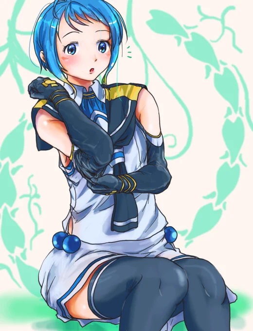 ショートヘア艦最近流行りっぽいのでここで前描いたショートさみと描きかけショートホーネットさん(コレはどっちかというとウルフカットかも) 