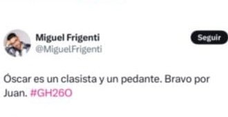 Frigenti piensa esto de Óscar pero como ahora está concursando ha decidido tragar y vosotros olvidar.

#GH17E
