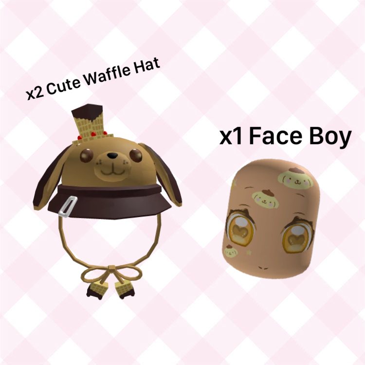 Nuevo sorteo 
X1 Cute Face Boy Star
X2 Waffle Cute Dog Hat 
Requisitos
Seguirme Ami y a @B1LENCL0SET 
Darle favorito a este item: roblox.com/es/catalog/713…
Unirse ami grupo de Roblox 

roblox.com/es/communities…
Comentar Feliz año 2025